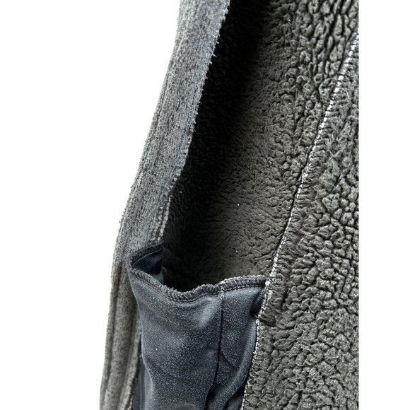 Free Country Hoodie Jacket Mens Large‎ Full Zip Gray Sherpa Fleece Fall/Winter - Picture 12 of 12